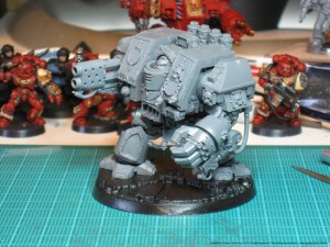 Grey Knight Dreadnought with Heavy Flamers