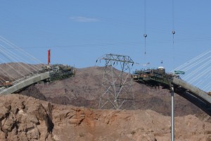 Supporting arch, under construction